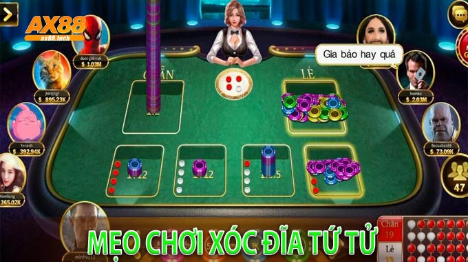 Mẹo chơi Xóc Đĩa Tứ Tử