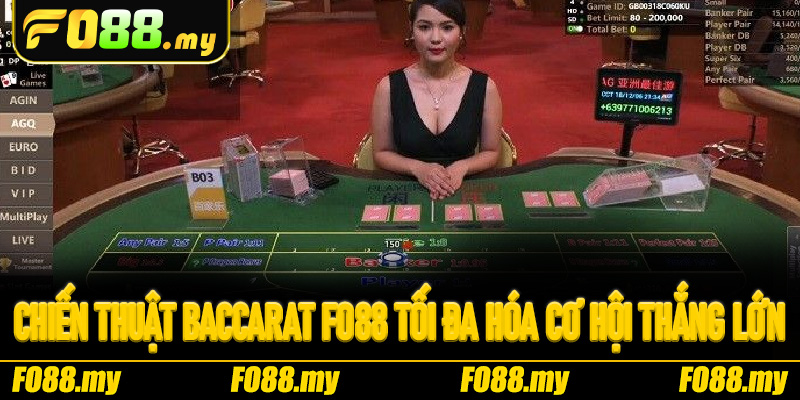 Chiến thuật Baccarat Fo88 tối đa hóa cơ hội thắng lớn